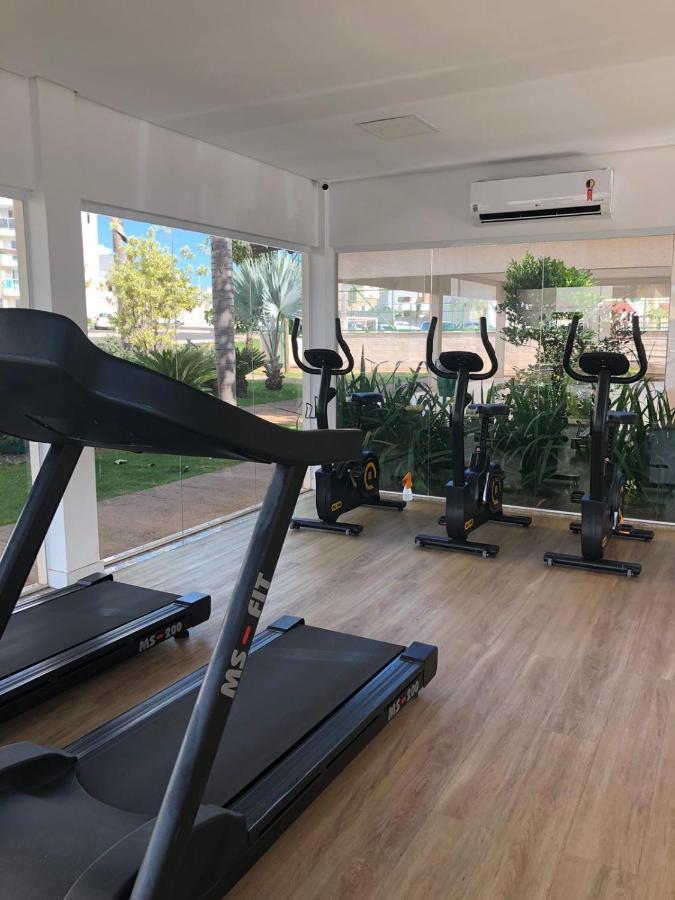 Apartamento Proximo Ao Parque E Aeroporto - Com Academia E Piscina Appartement Uberlândia Buitenkant foto