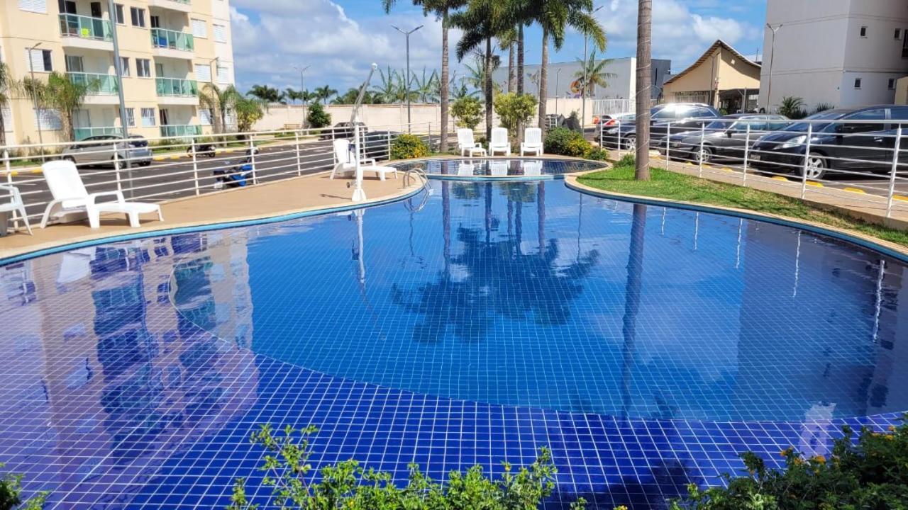 Apartamento Proximo Ao Parque E Aeroporto - Com Academia E Piscina Appartement Uberlândia Buitenkant foto